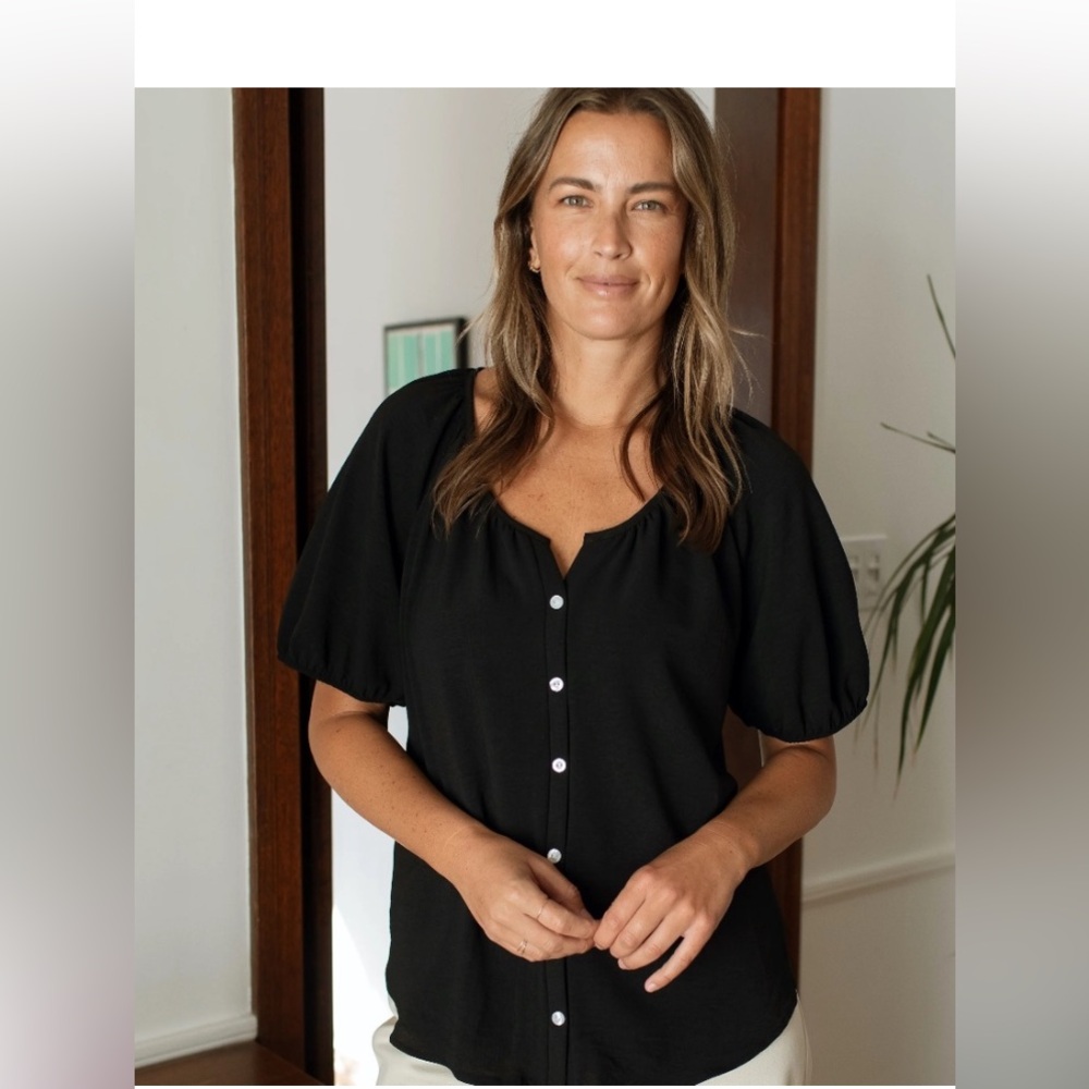 CJLA Black Callie Blouse
